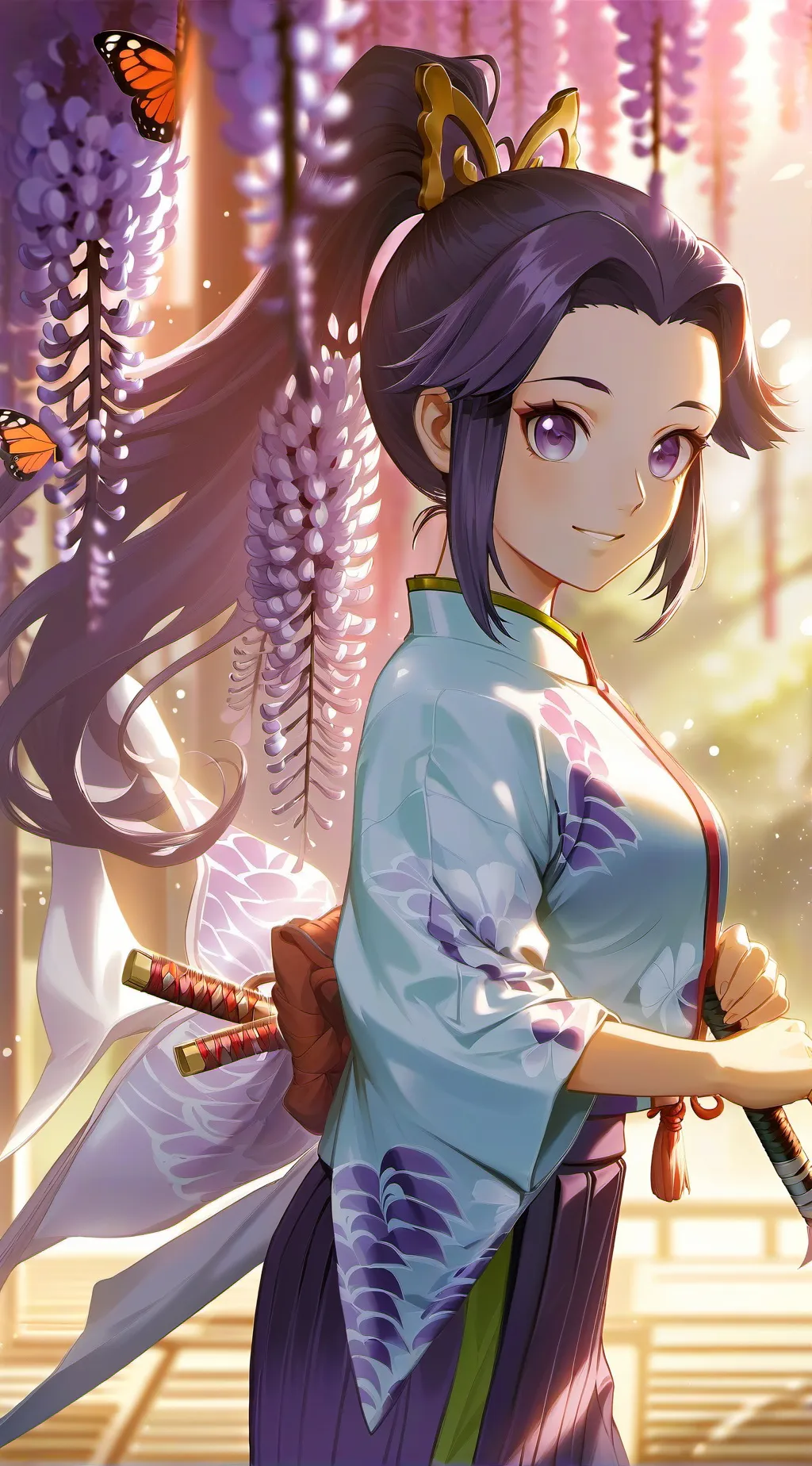 ai character: Shinobu  background