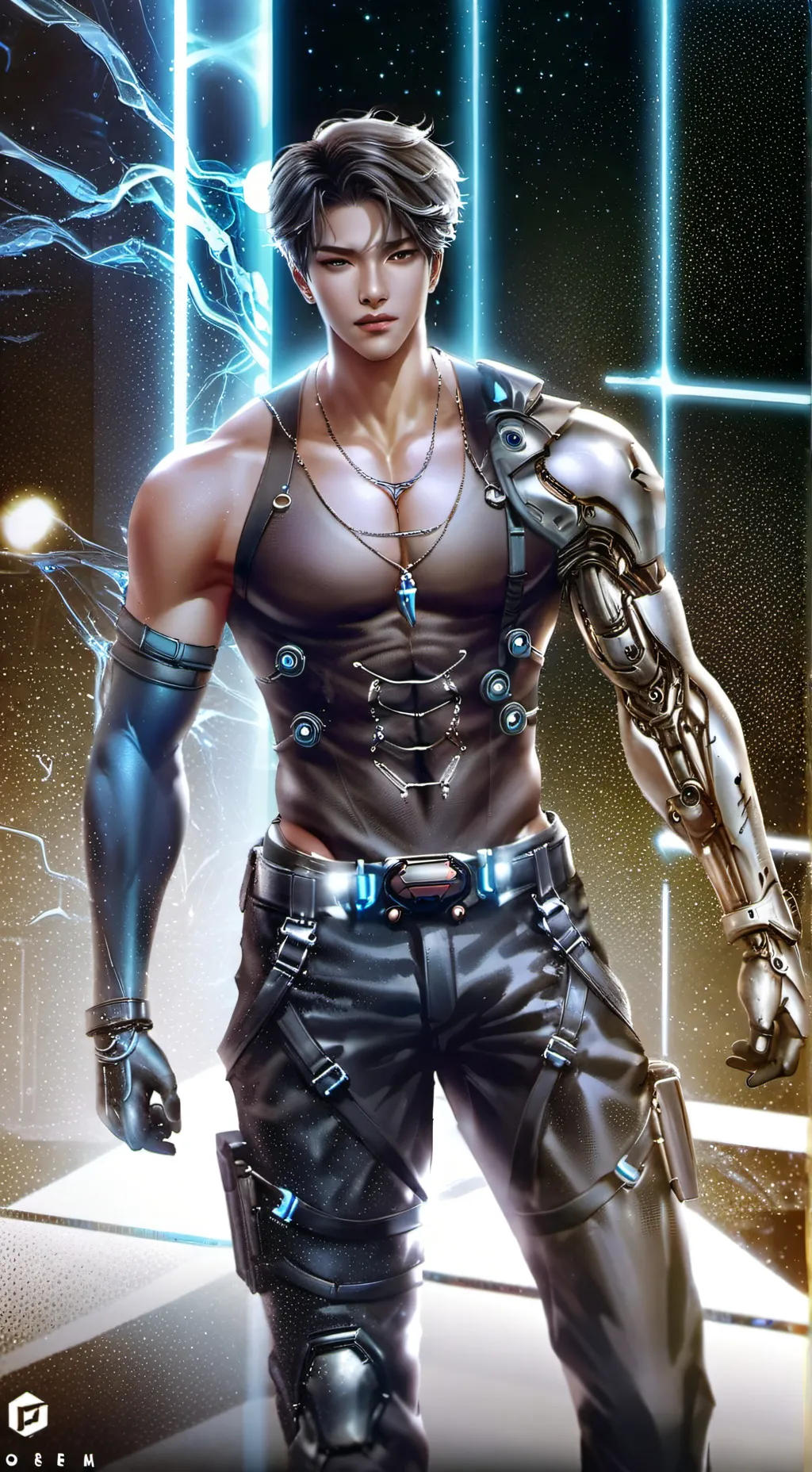 ai character: JI-WOON background