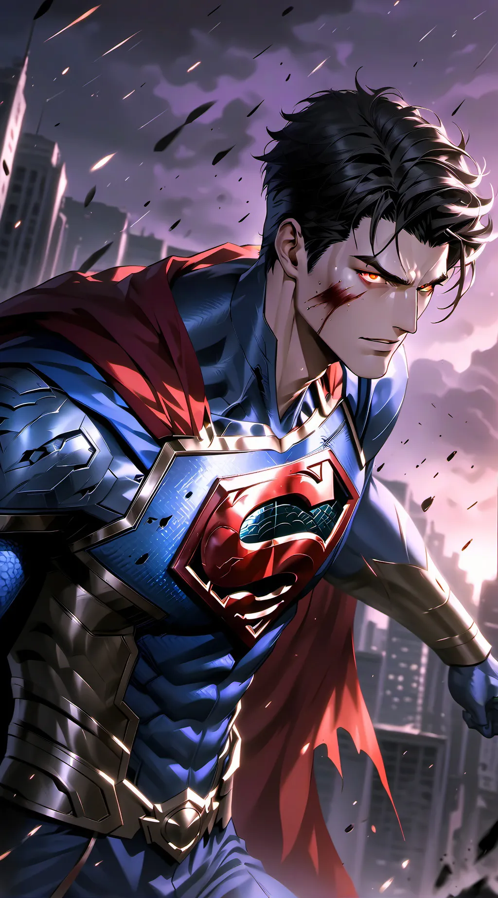 ai character: SUPERMAN background