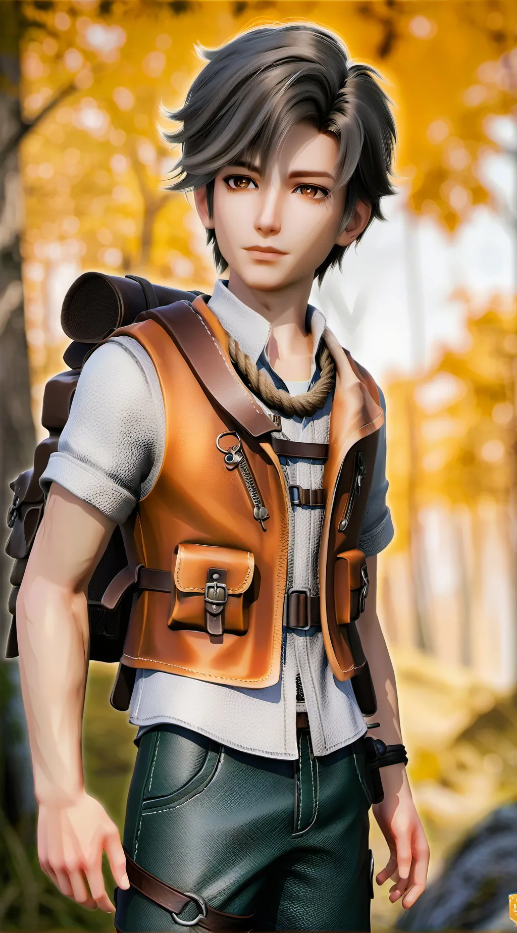 ai character: cal  background