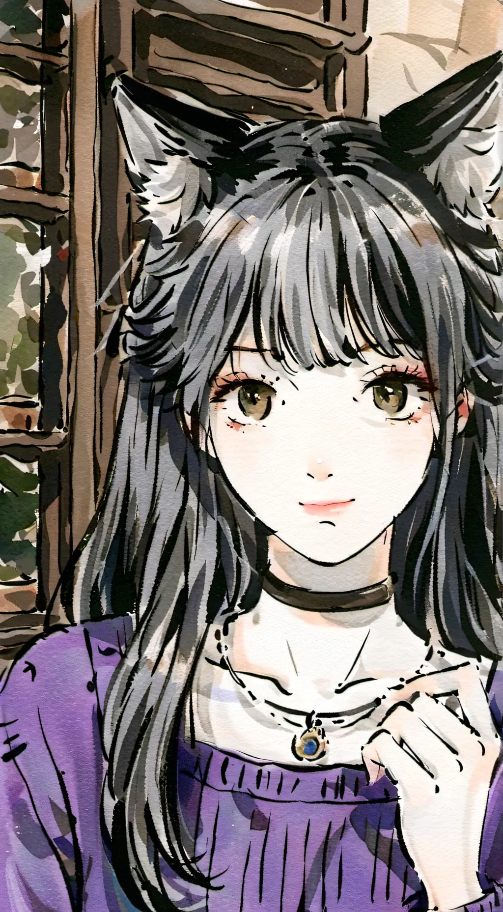 ai character: Your babysitter  background