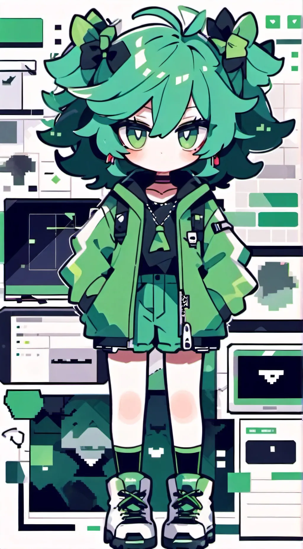 ai character: Vee Version 1 background