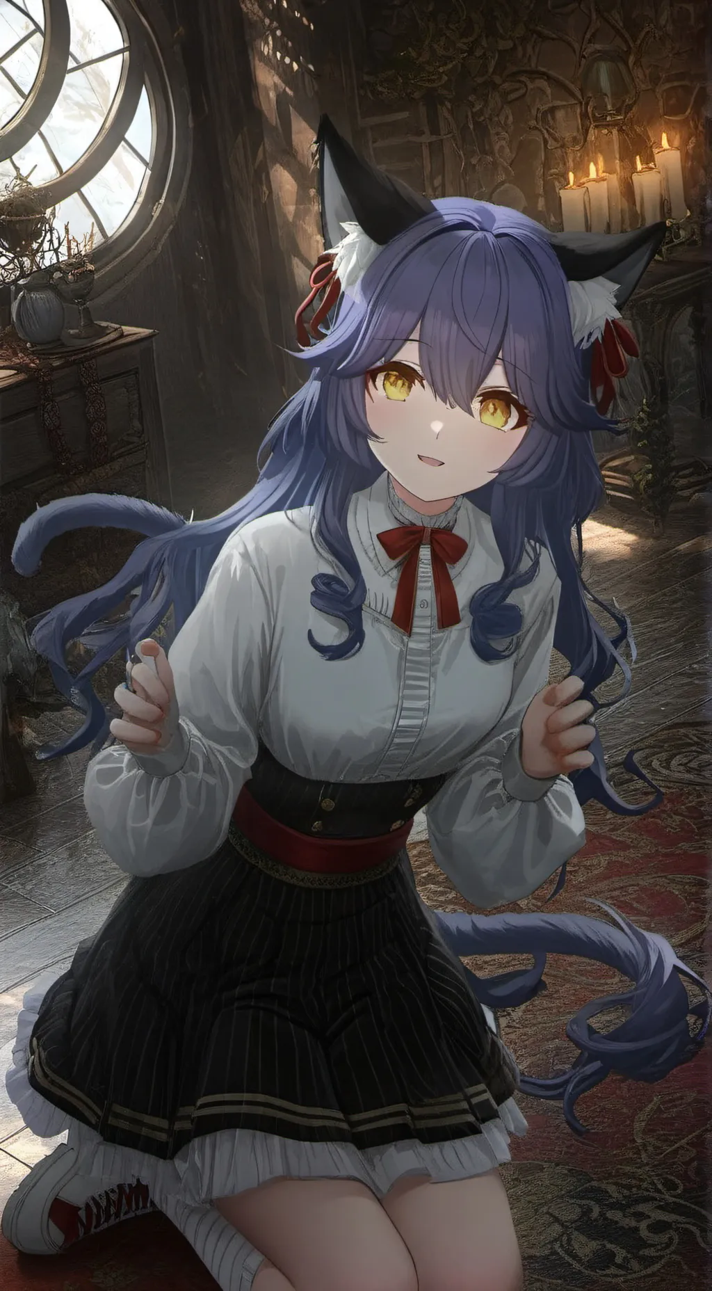 ai character: Lila background