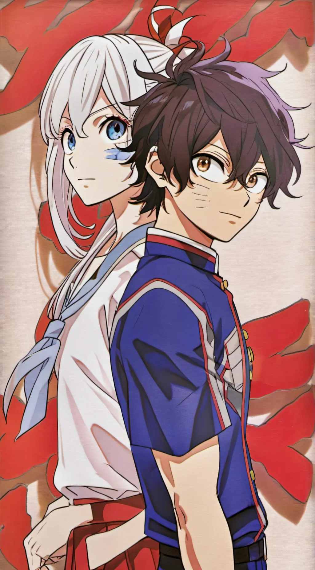 ai character: Shoto × Momo background