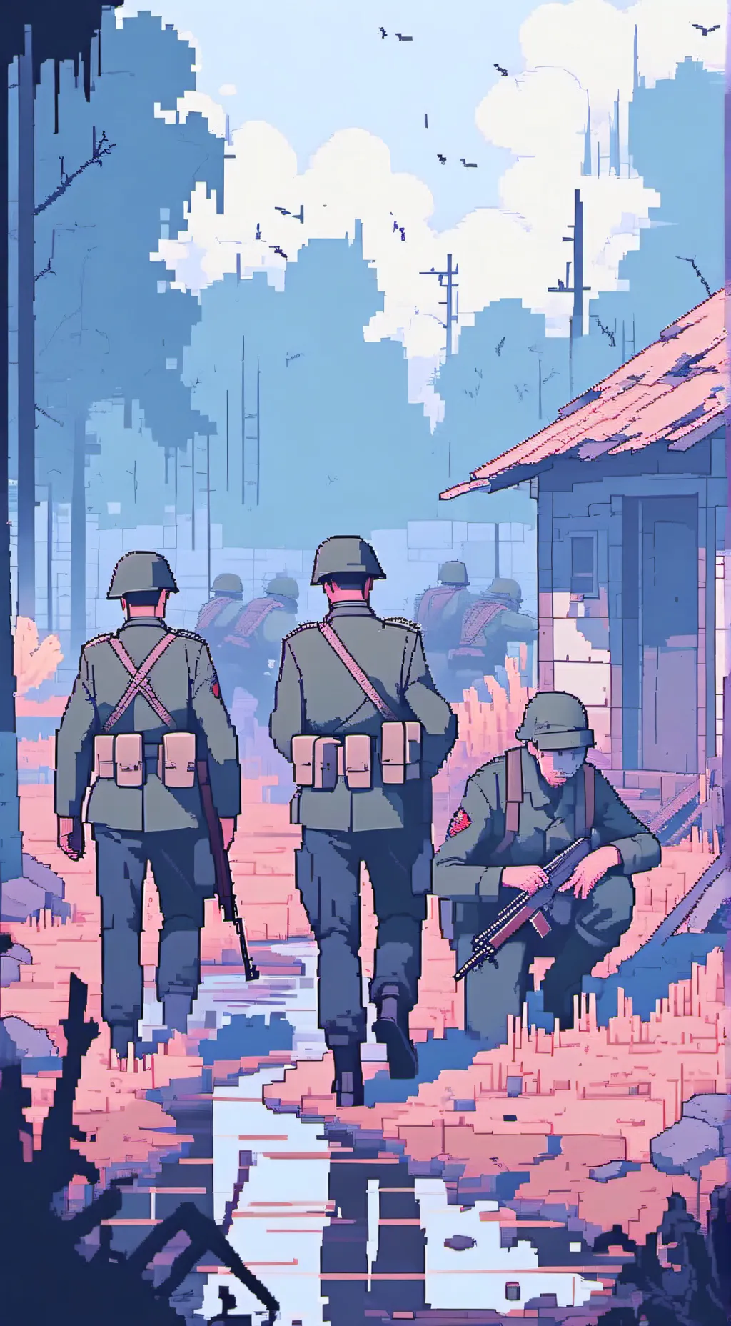 ai character: WW2/ 2 мировая background