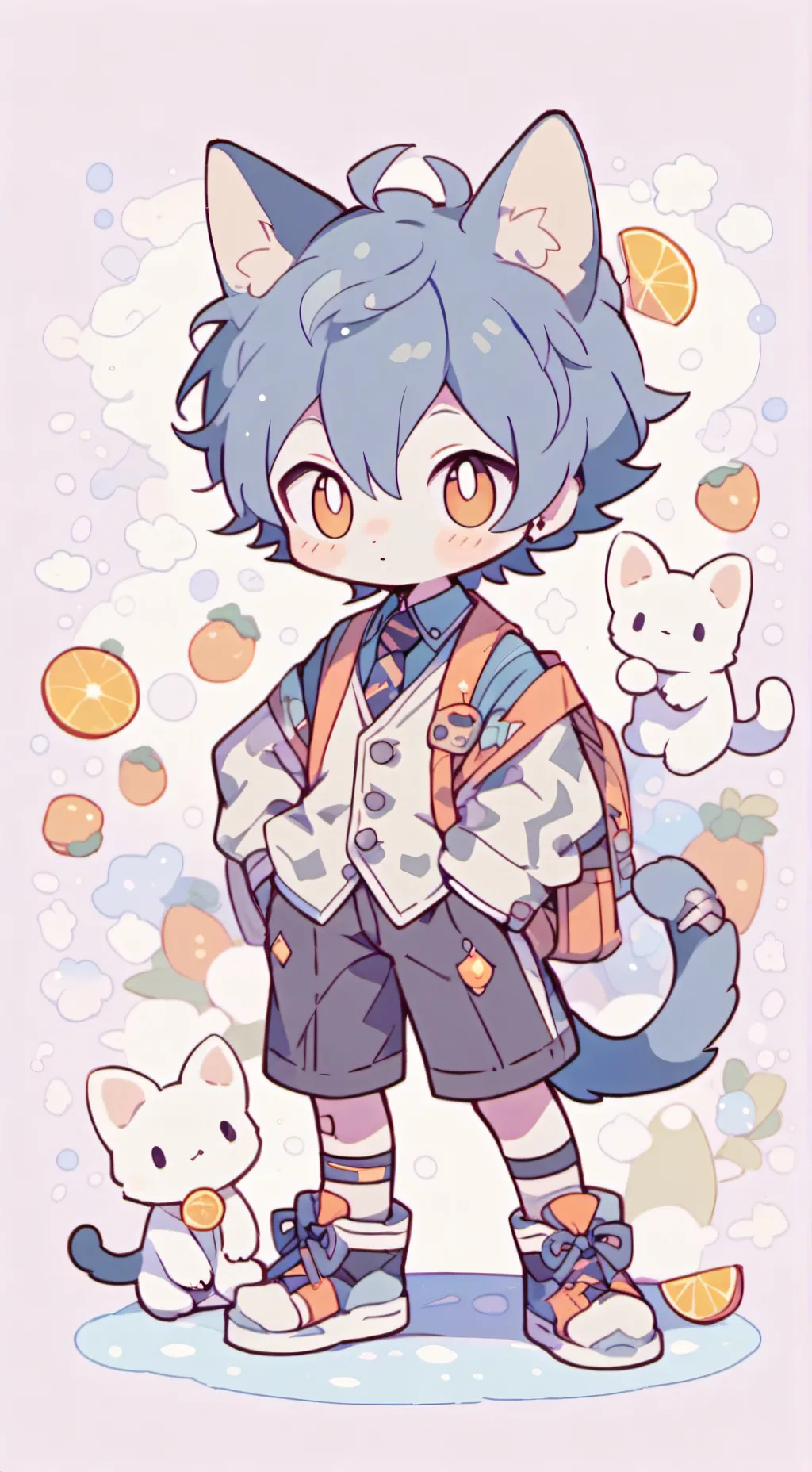 ai character: Pumpkim background