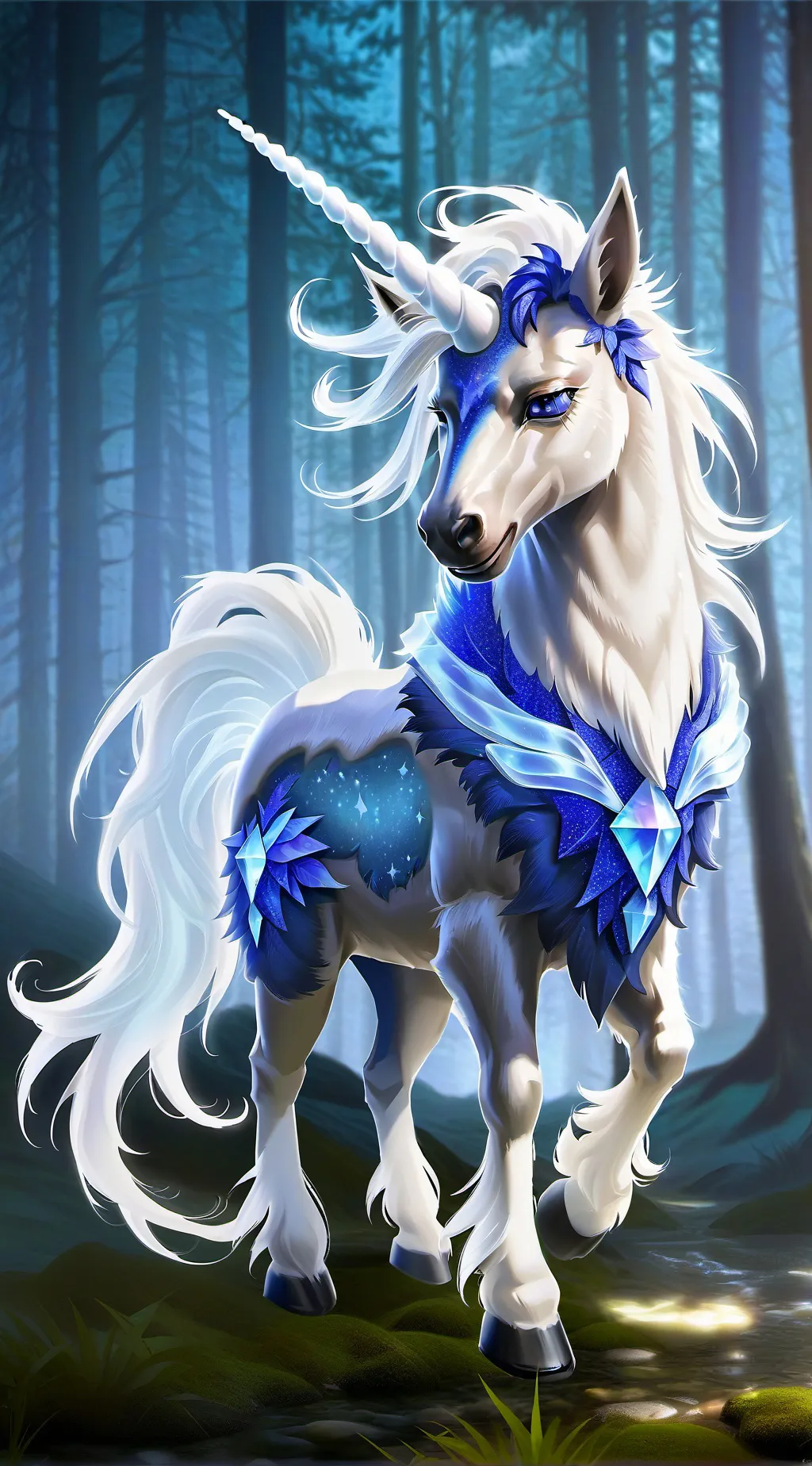 ai character: Kyle the Unicorn background