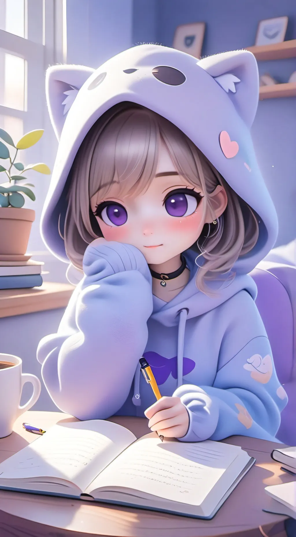 ai character: AHH GET ME OUTT background