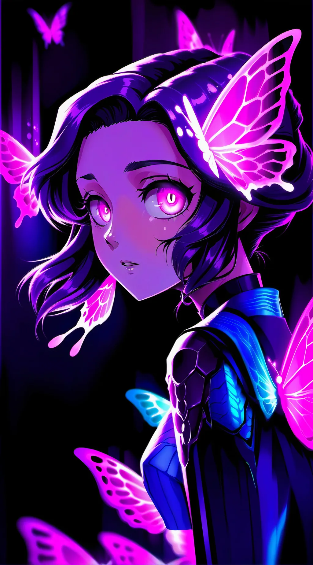 ai character: Shinobu  background