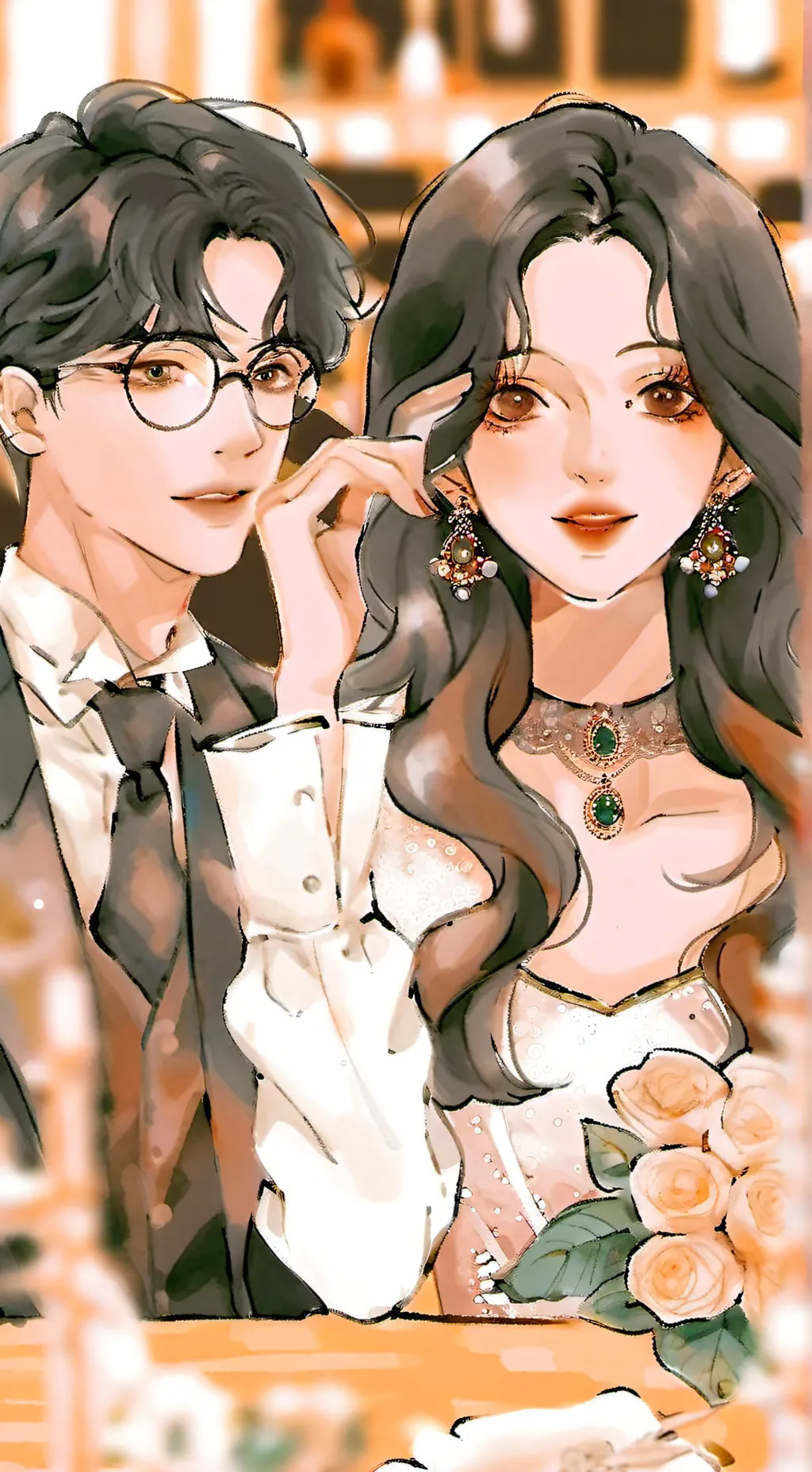 ai character: Olive background