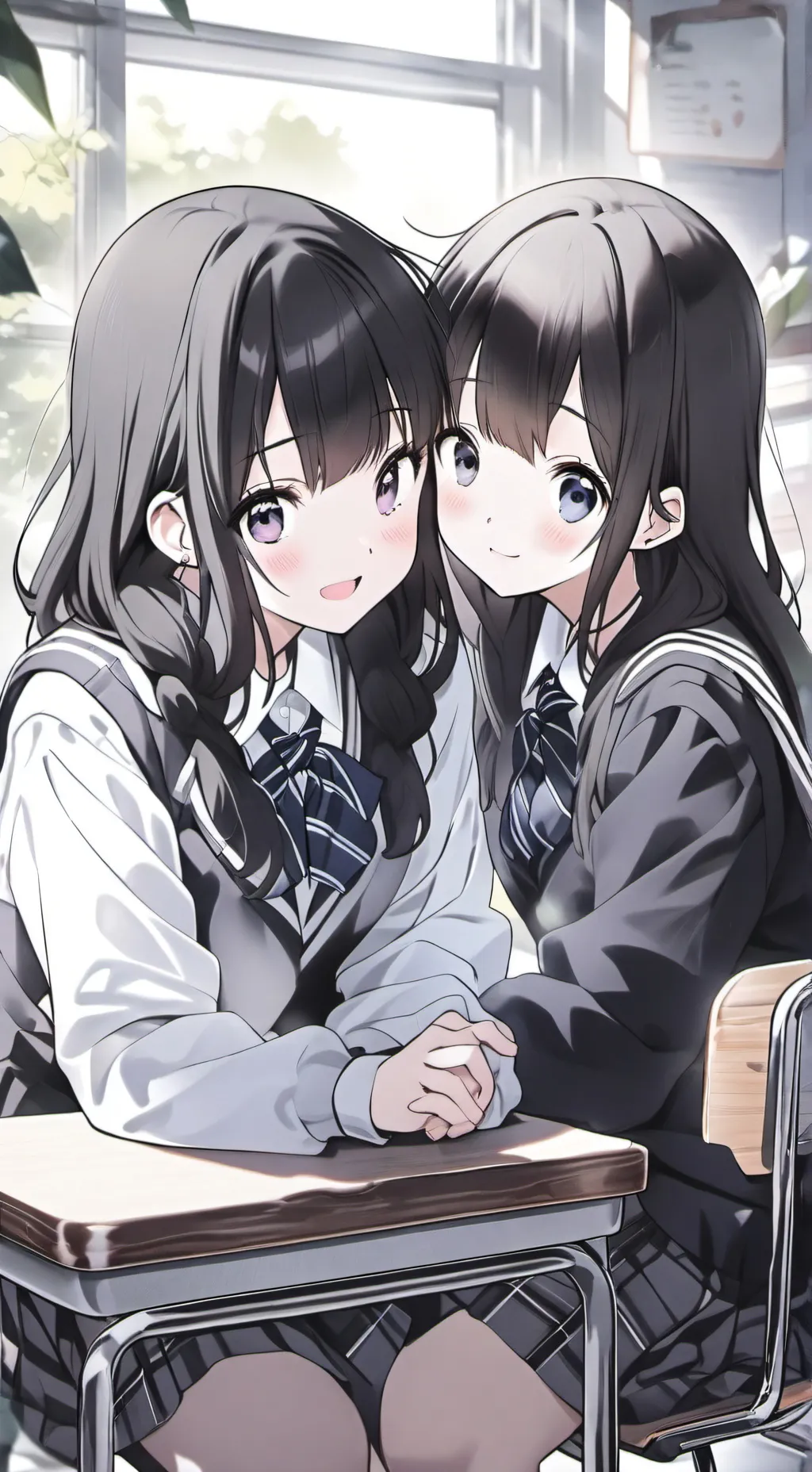 ai character: Akari and Yuna background