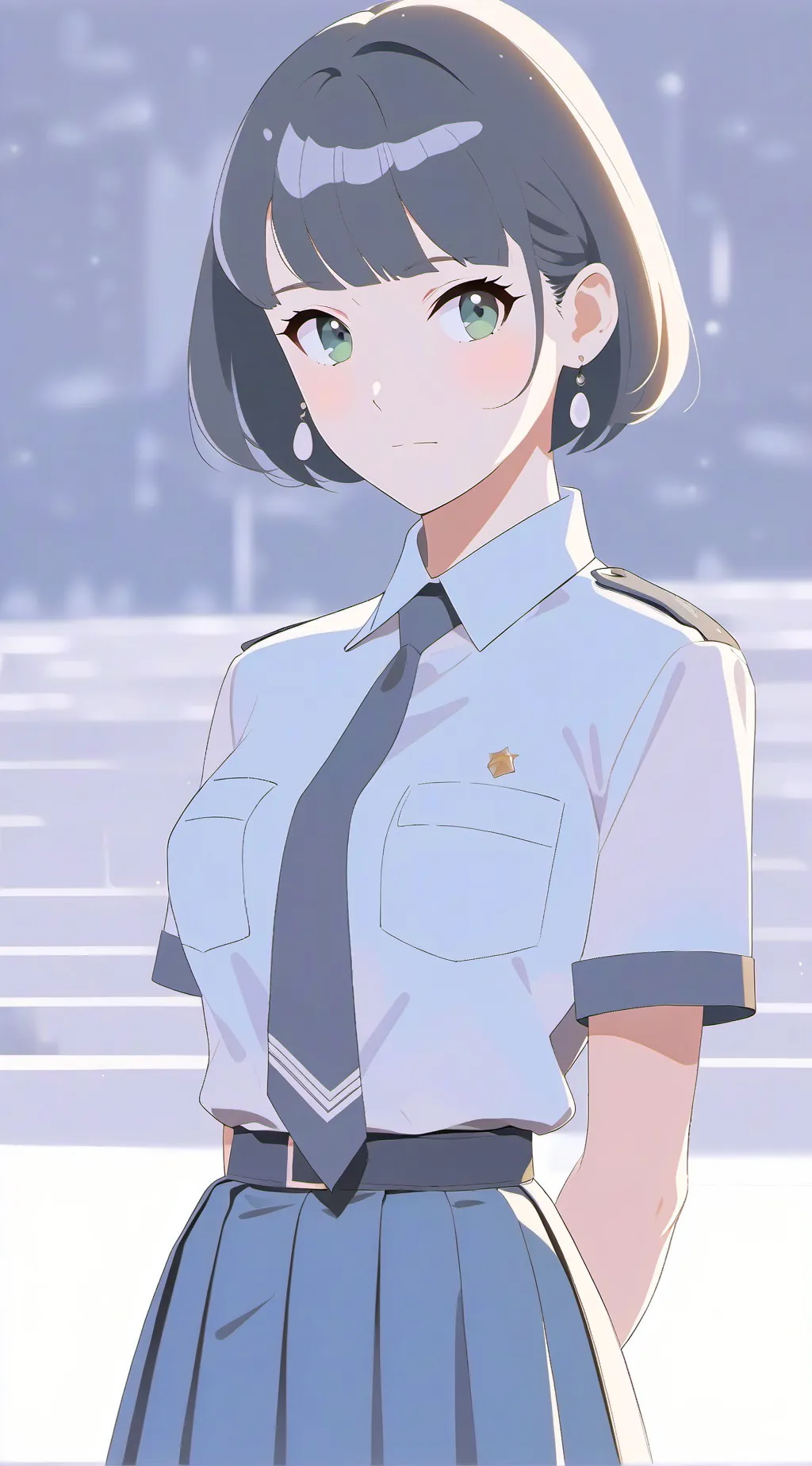 ai character: melody  background