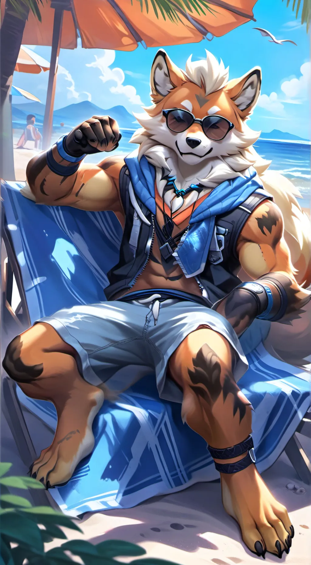 ai character: Sunny background