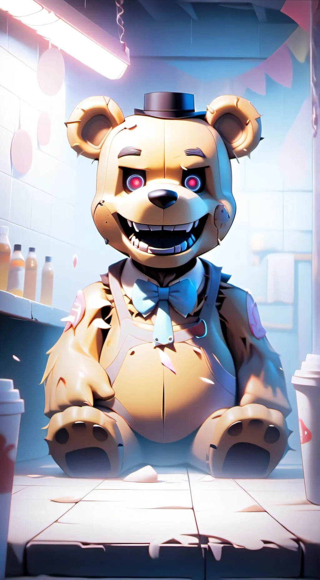 ai character: FNAF kids background