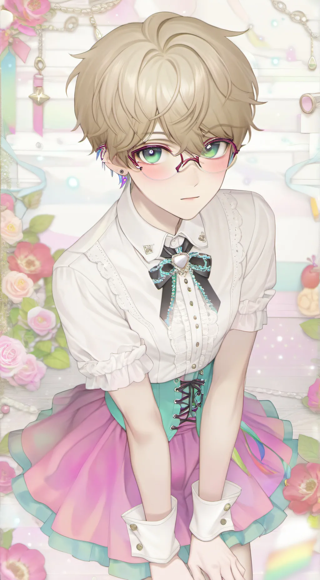 ai character: Torikare yushomak  background