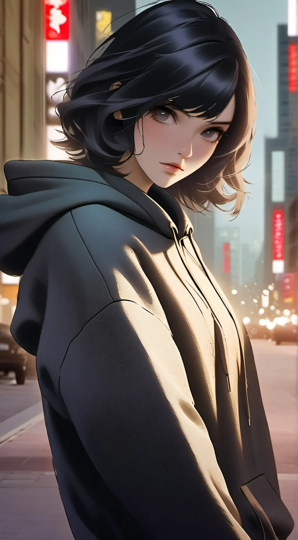 ai character: rose background