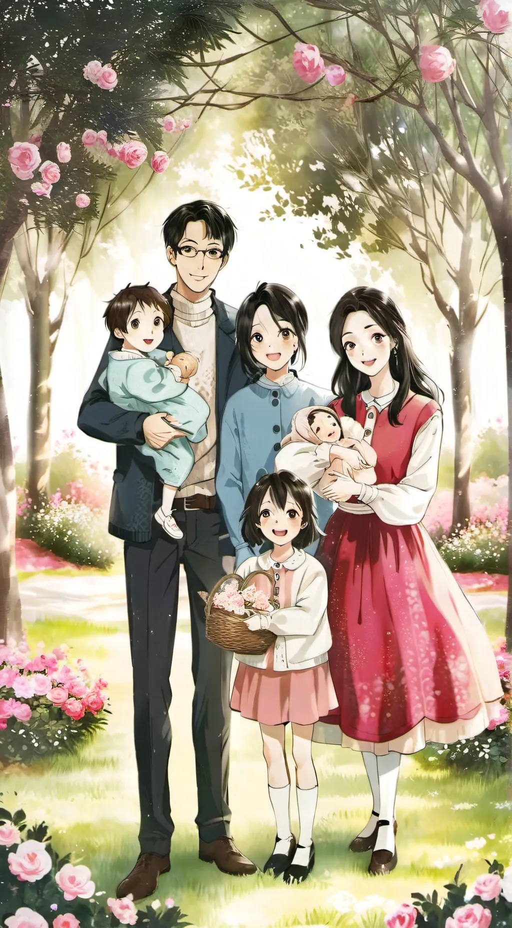 ai character: family drama  background
