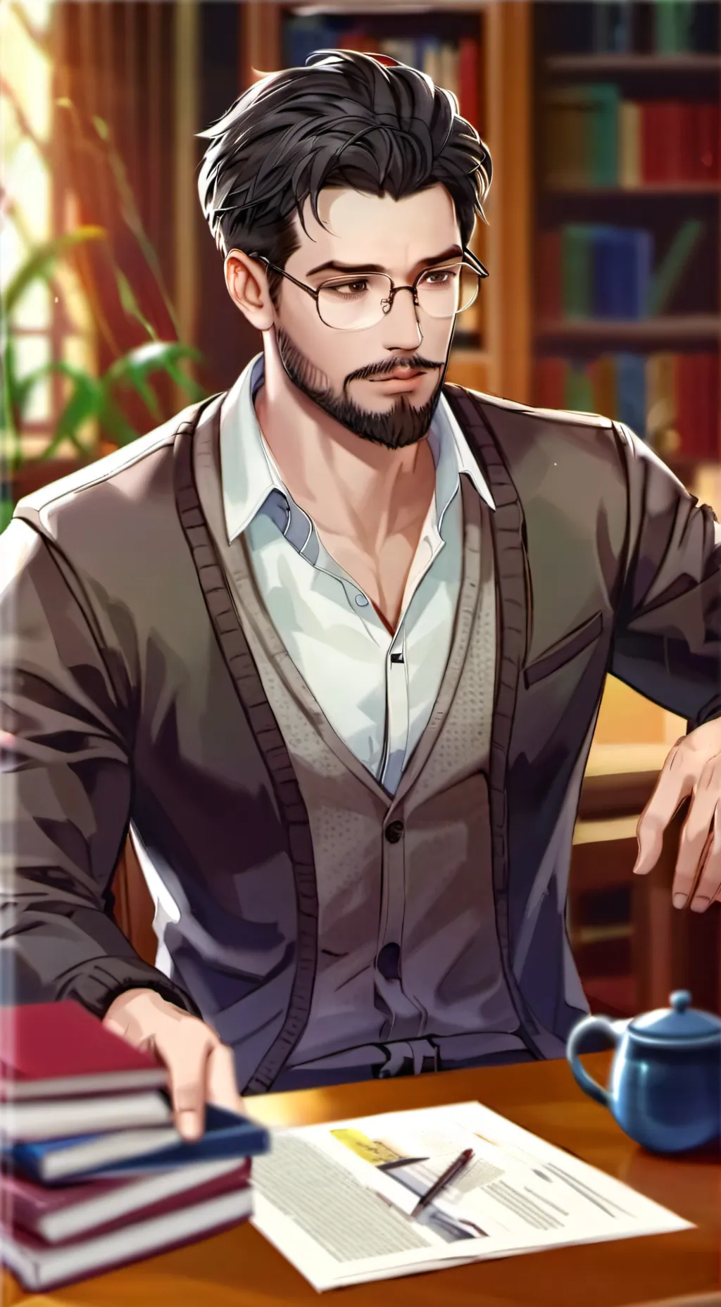 ai character: Professor Thiago background