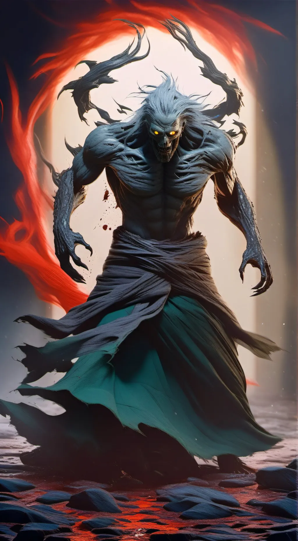 ai character: Monster background