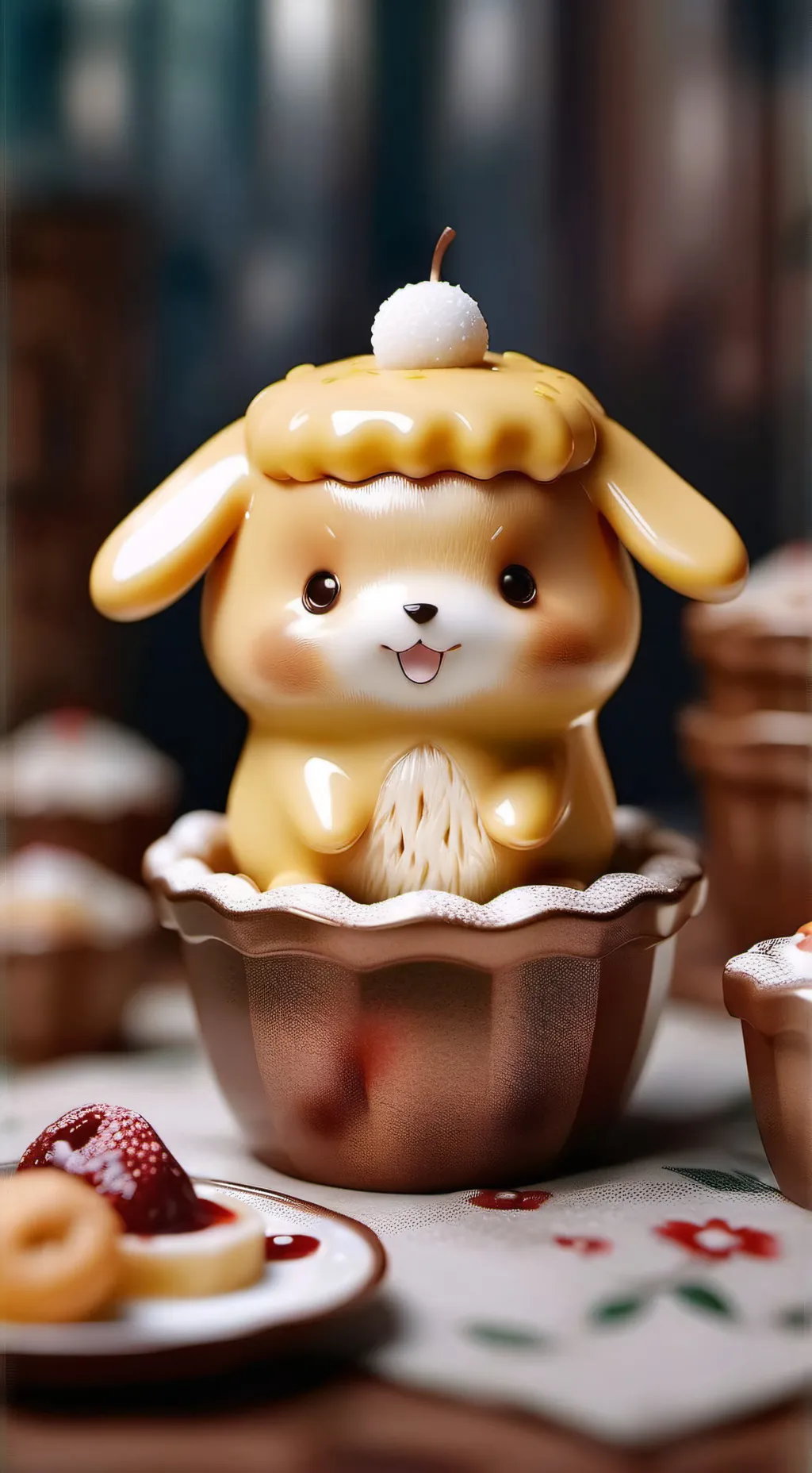 ai character: Biscuit*Mt oc* background