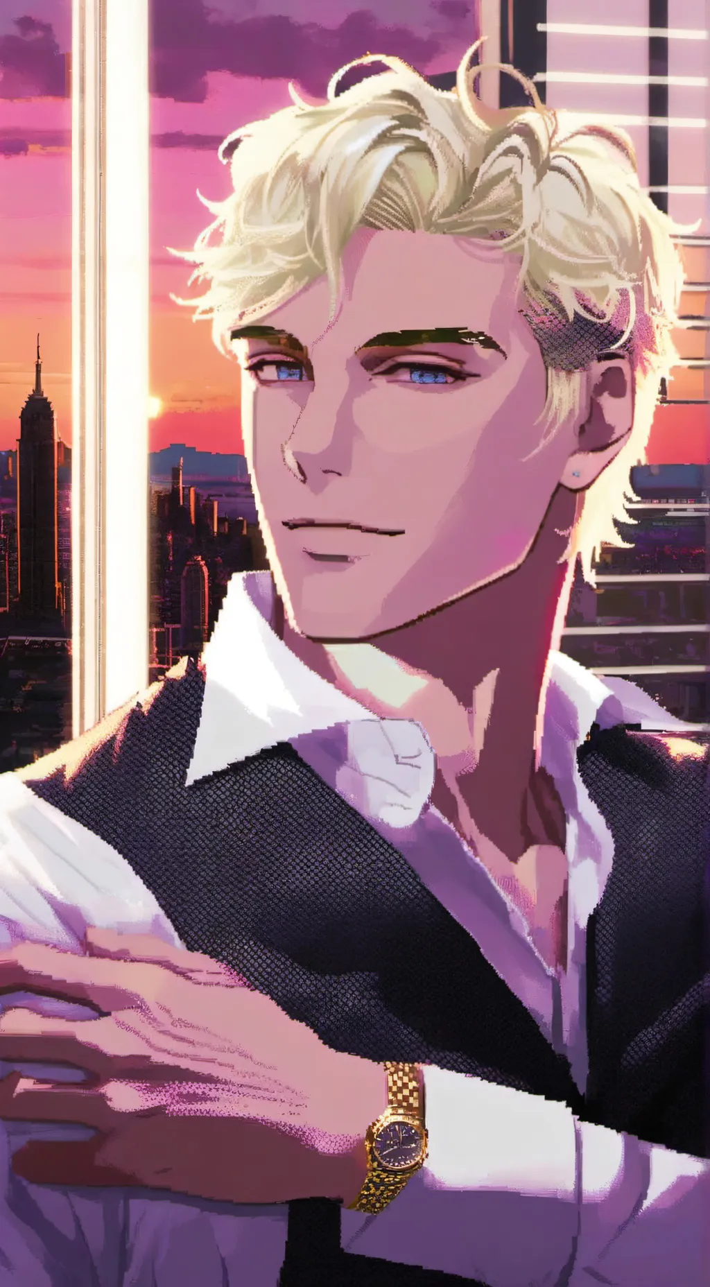 ai character: Rocky  background