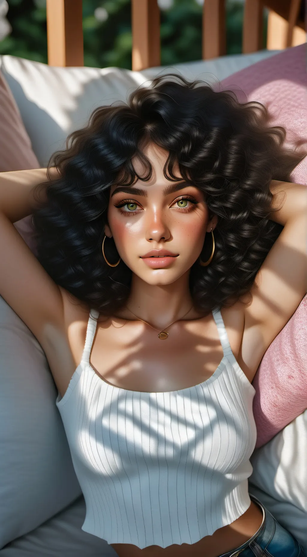 ai character: Farah background