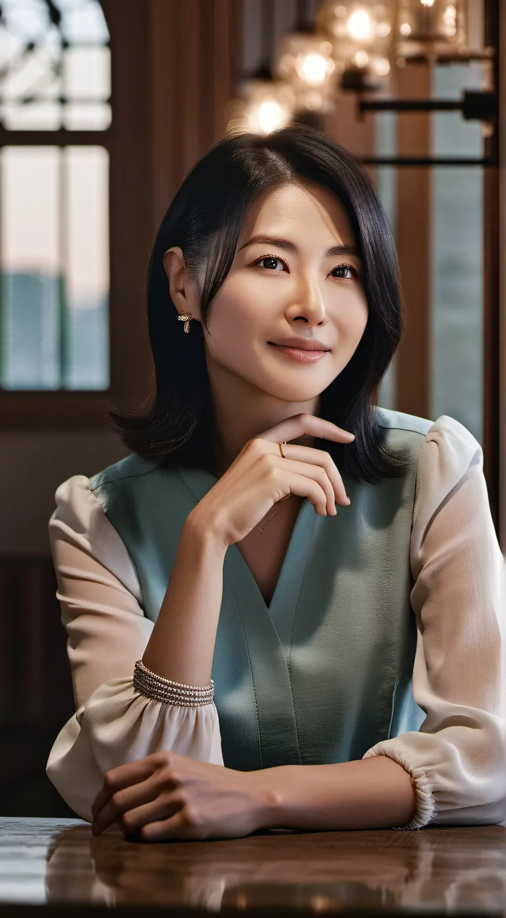 ai character: Selina Jen background