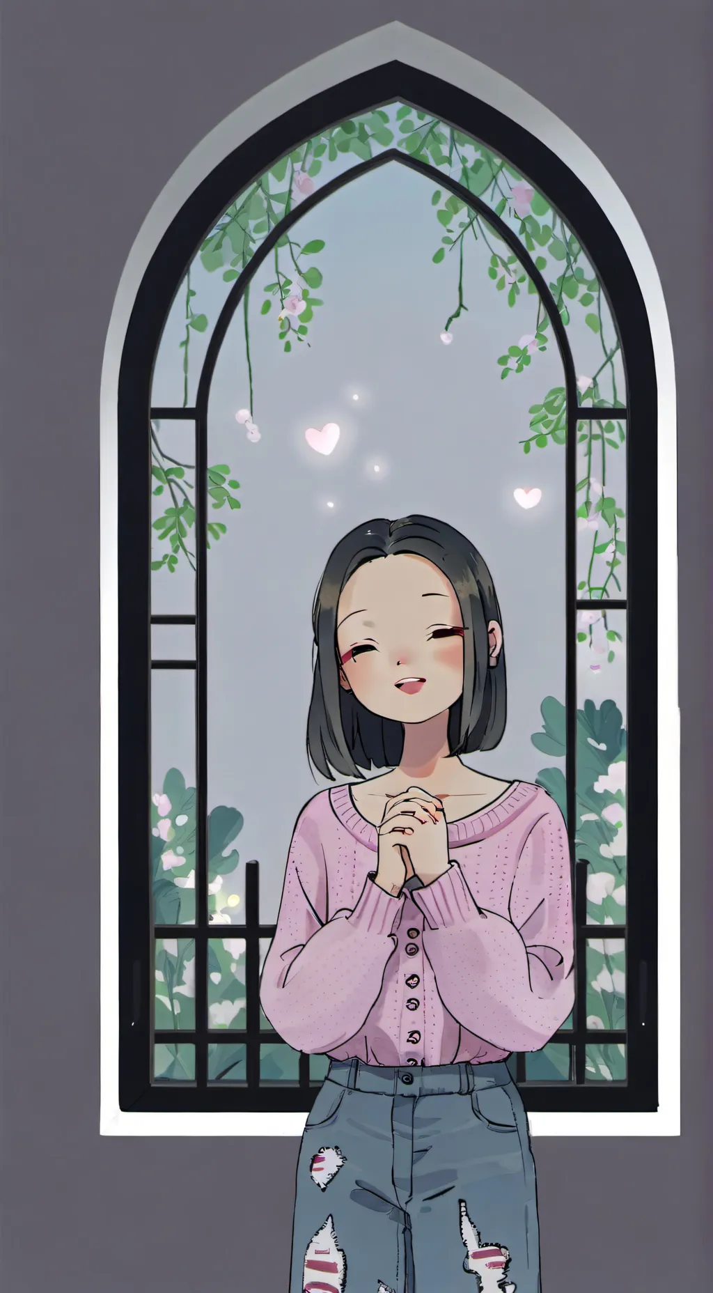 ai character: 🩷 Emily🩷 background