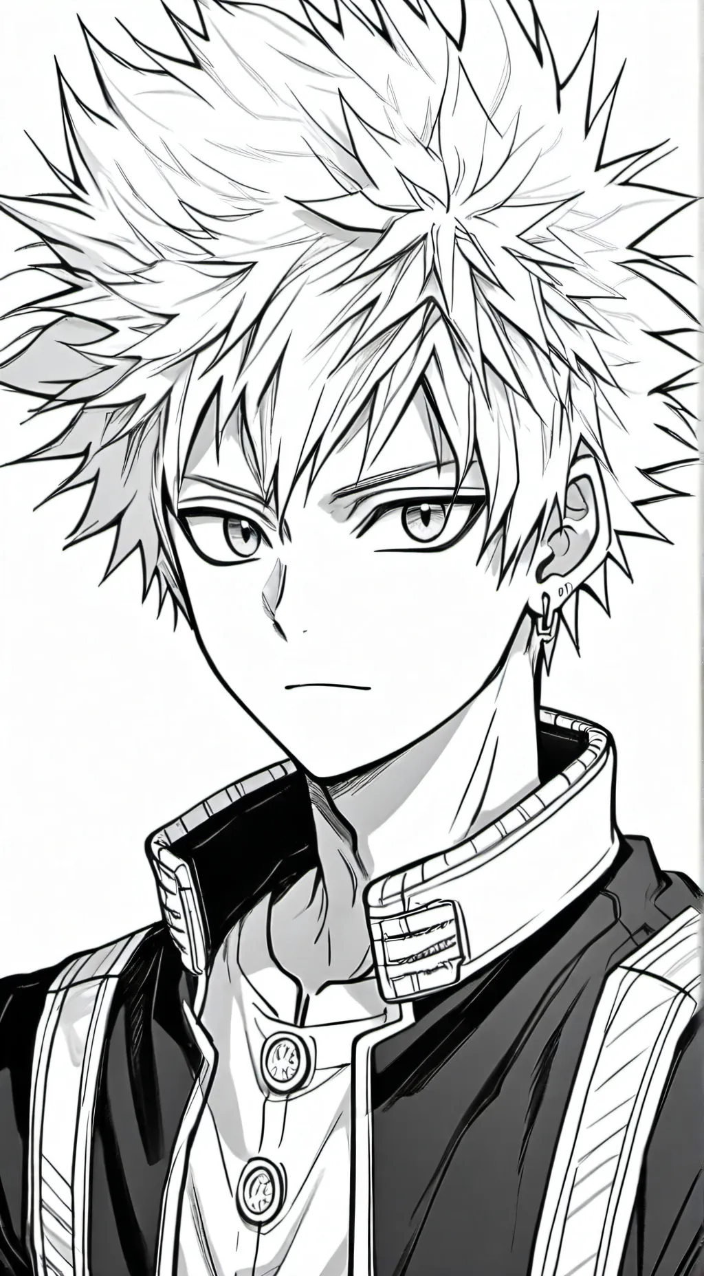 ai character: Bakugo × Y/N background