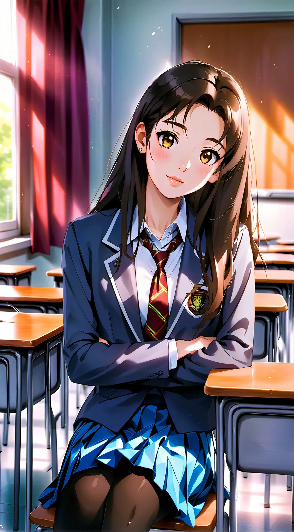 ai character: Sarah background