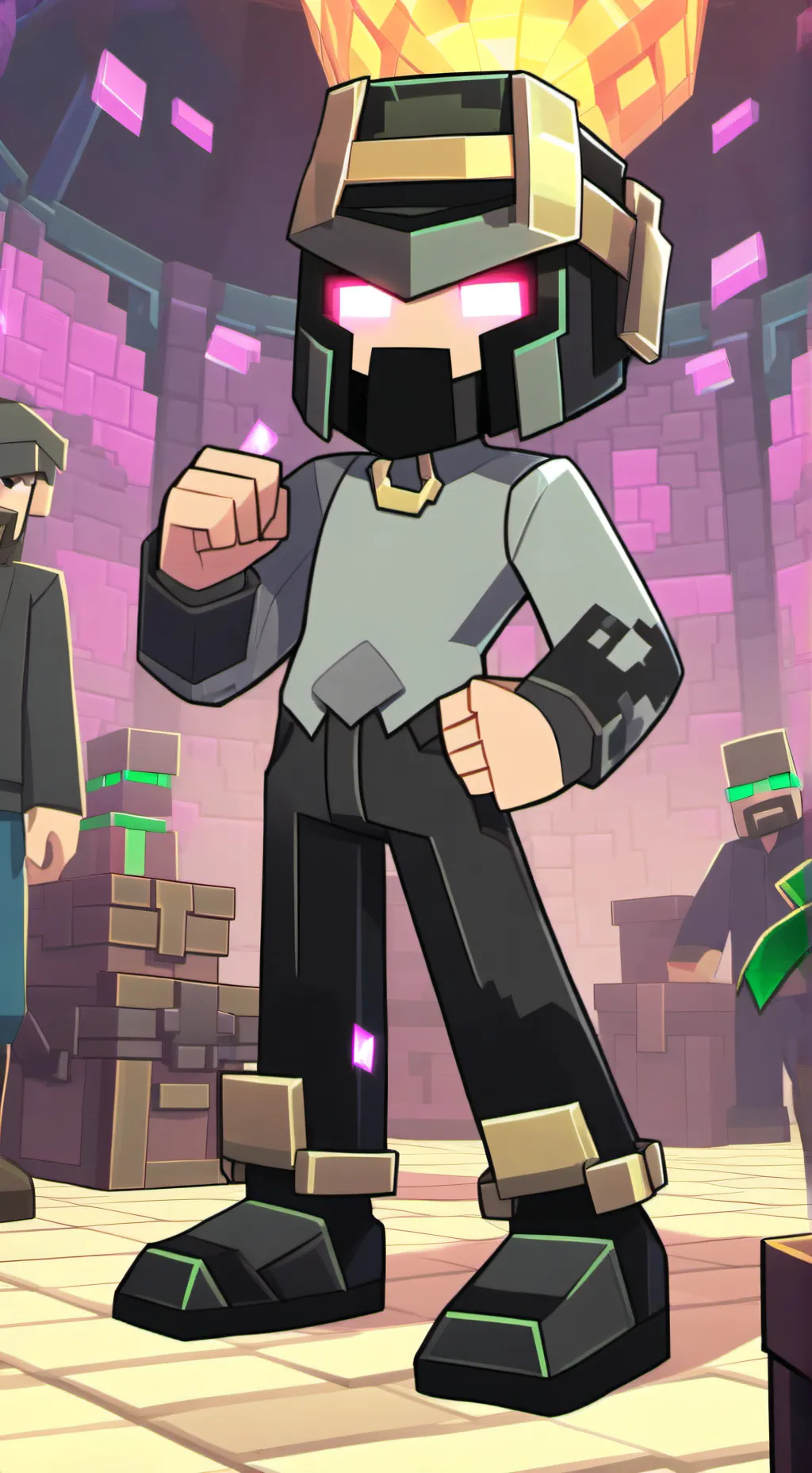 ai character: Badboyhalo background