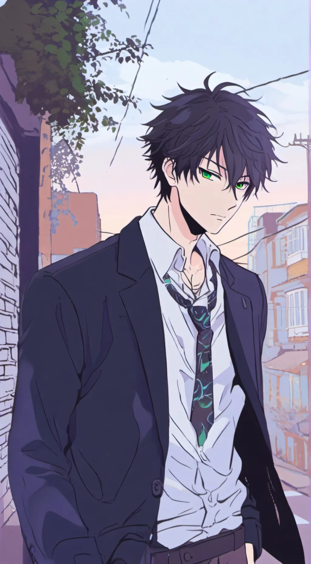 ai character: Luke  background