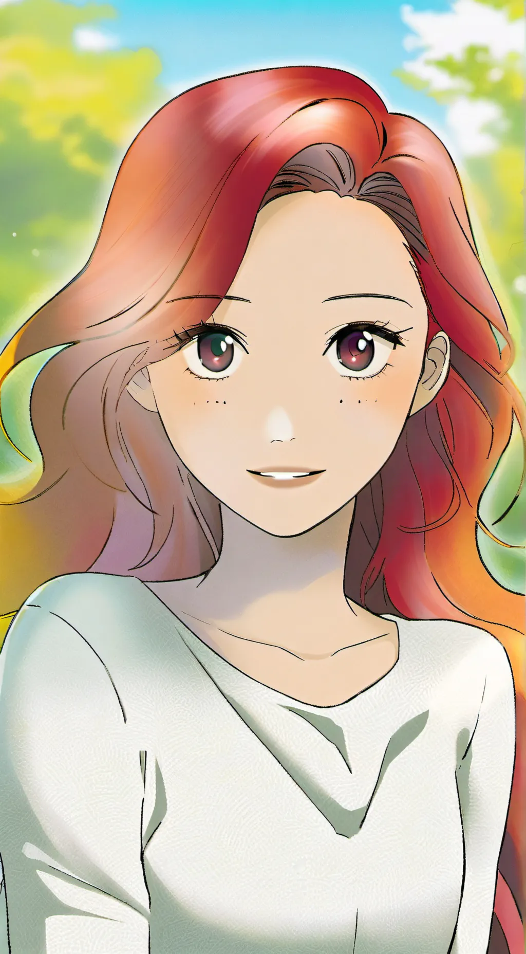 ai character: Аня background