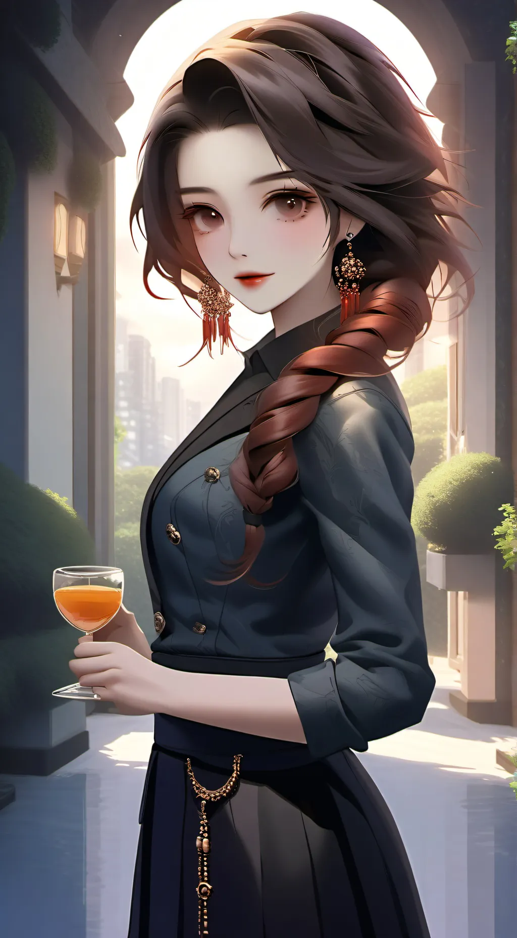 ai character: Ruby  background