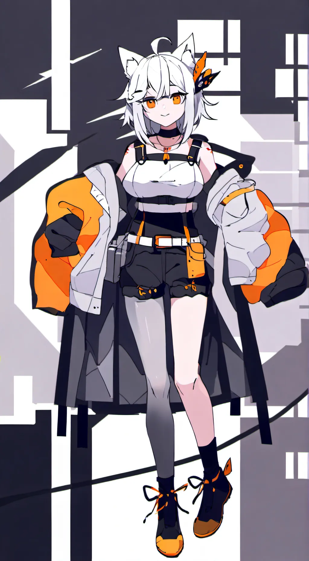 ai character: Catty the cat background