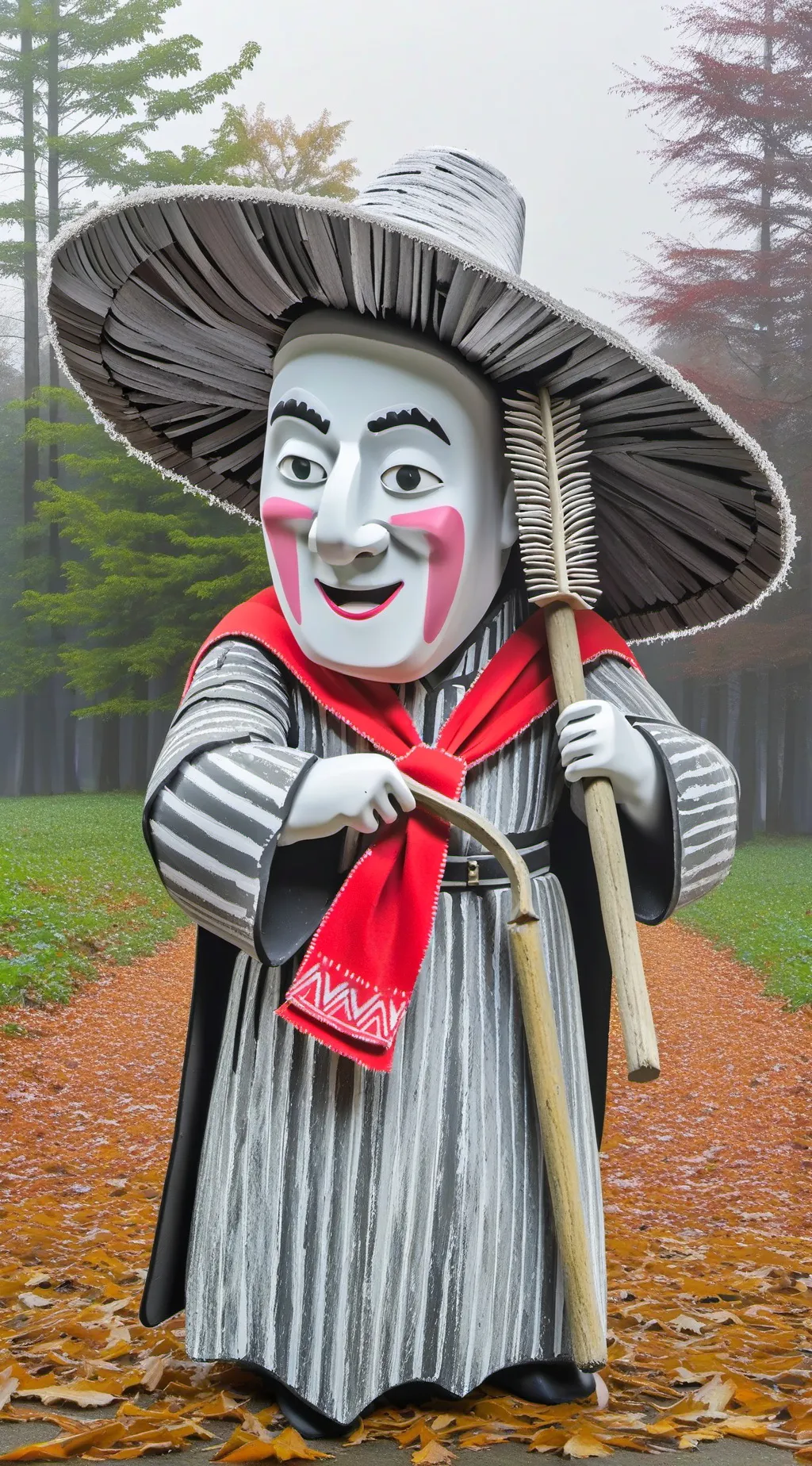 ai character: mujer pájaro vore background