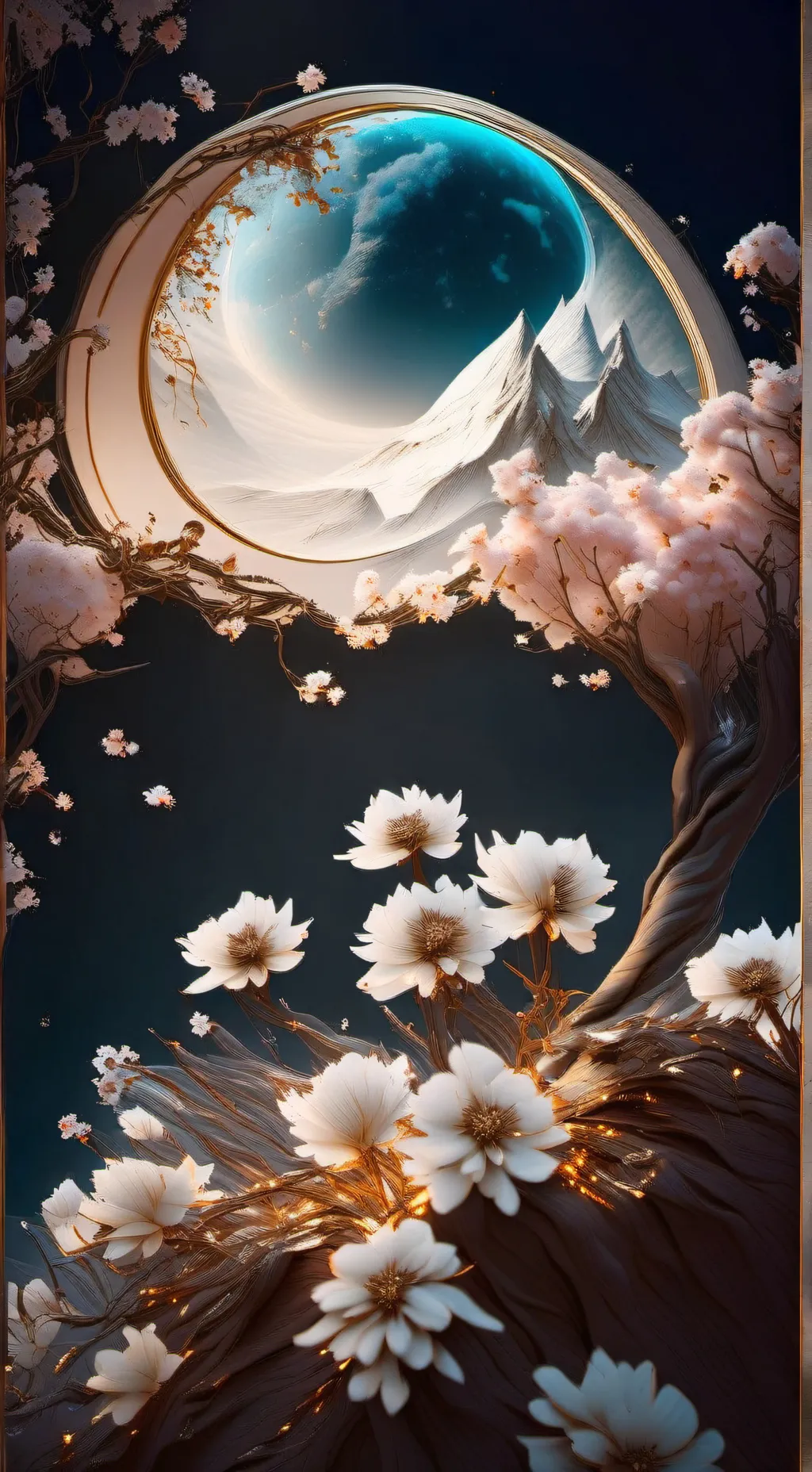 ai character: magic world background