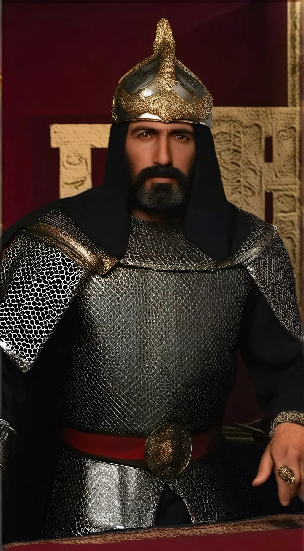 ai character: sultan alaudinn  background