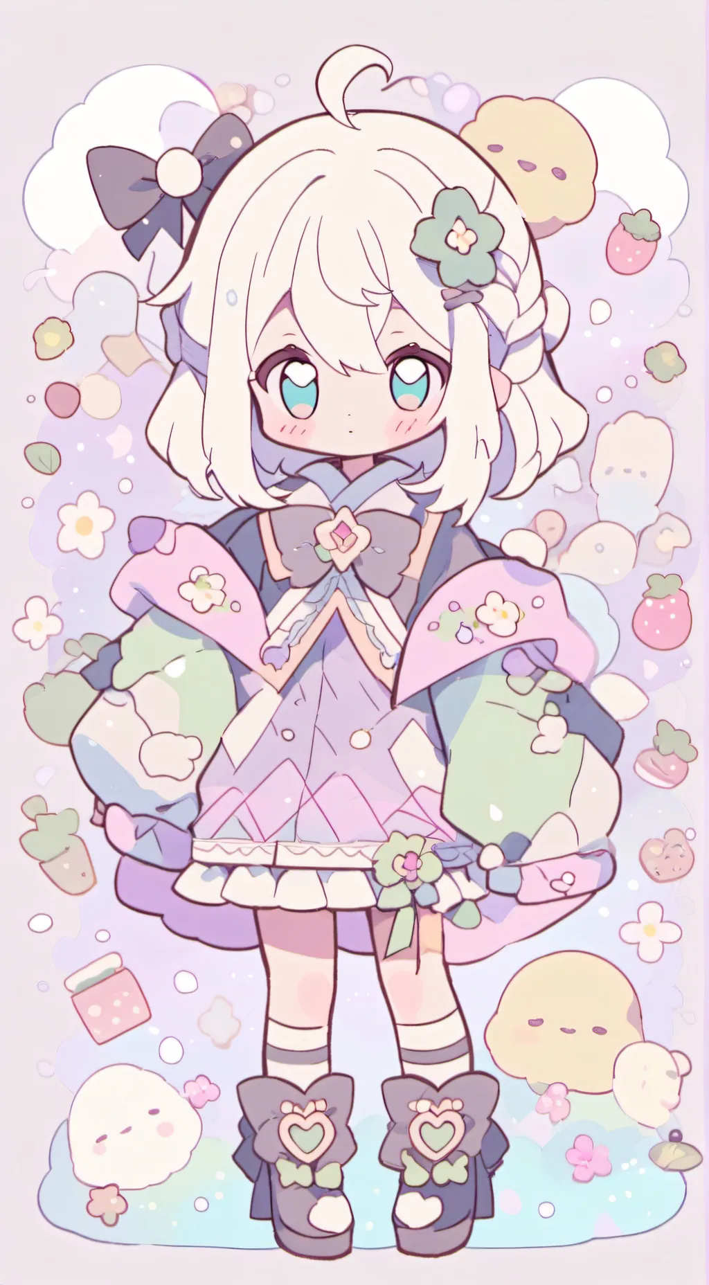 ai character: Dw distractor background