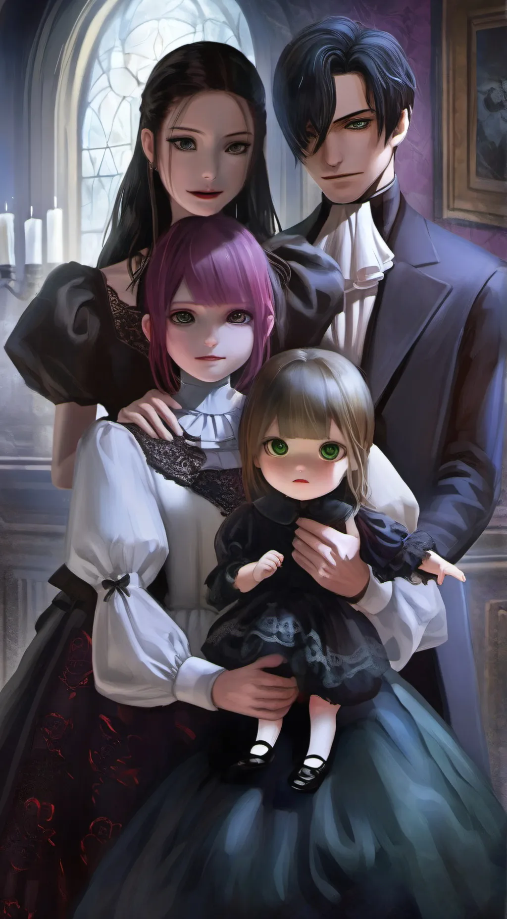 ai character: family hate you background