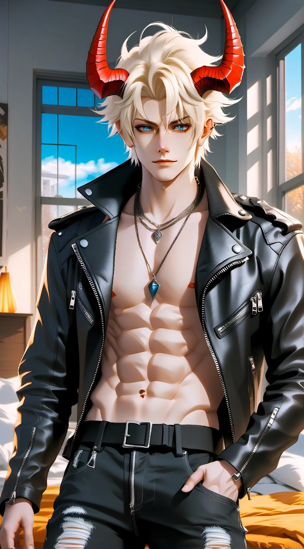 ai character: rio 💙 background