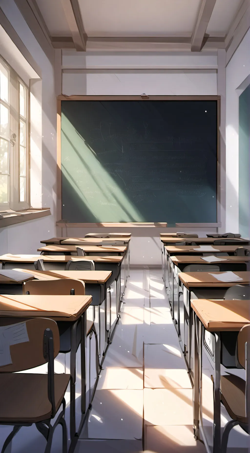 ai character: Classroom V2 background