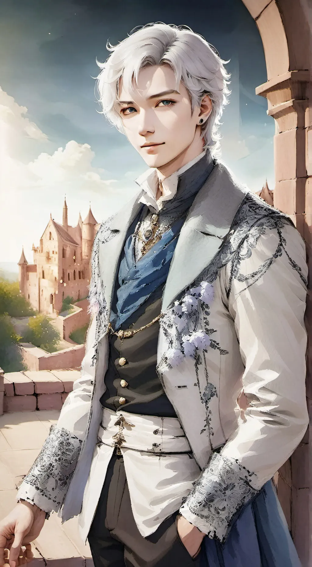 ai character: Henri  background