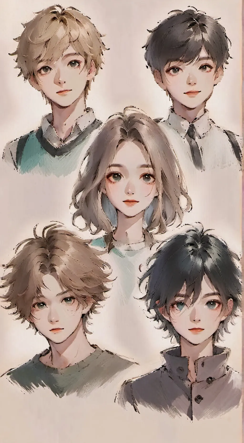 ai character: k-drama background