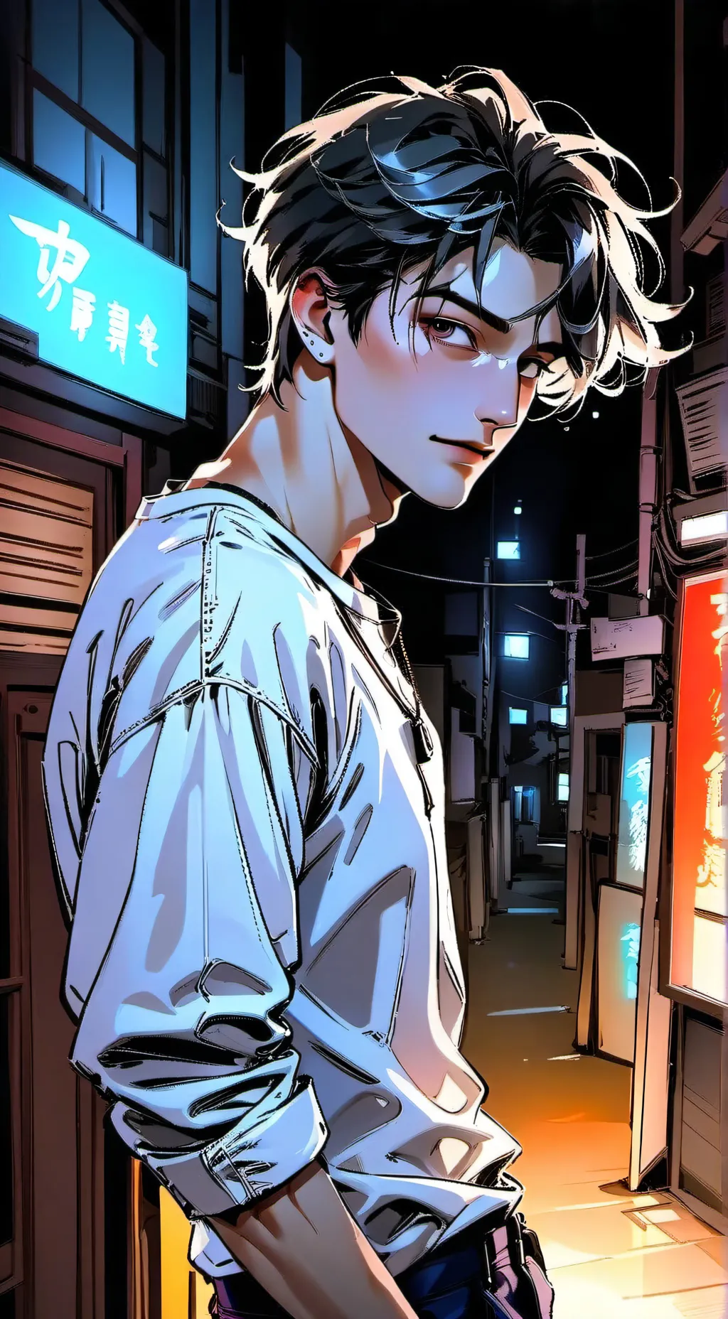 ai character: Casual Cutie Rival background