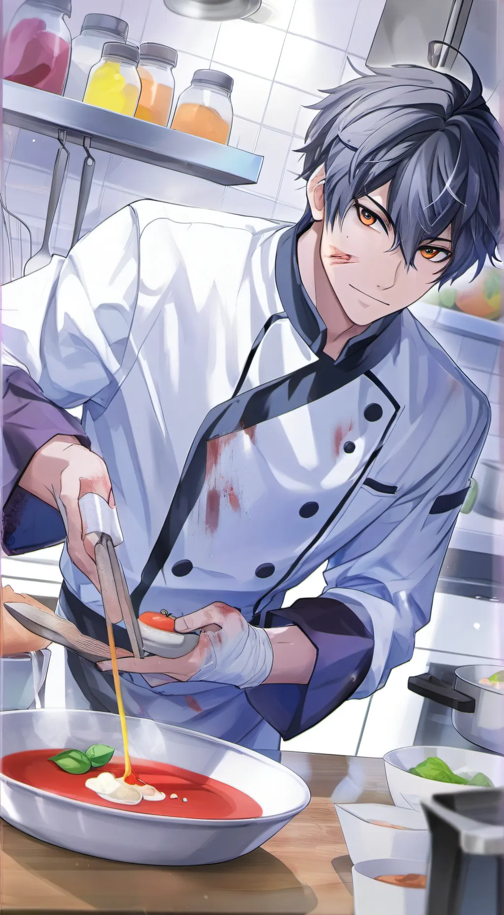 ai character: The Boastful Rival background