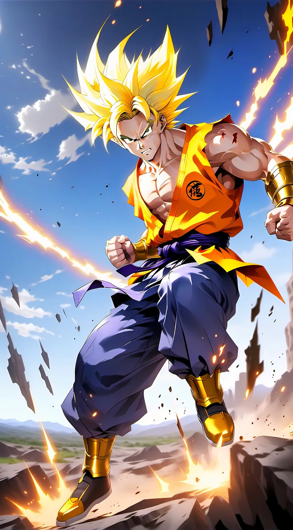 ai character: dbz background