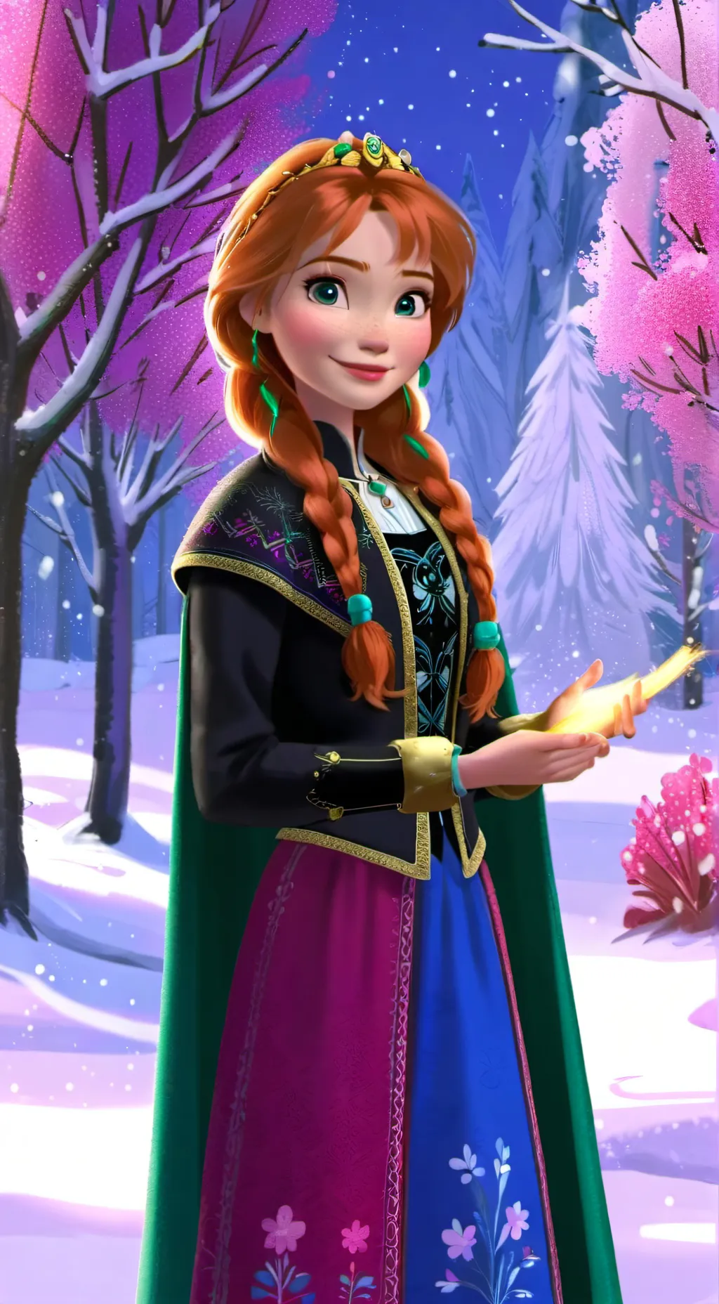 ai character: Anna  background