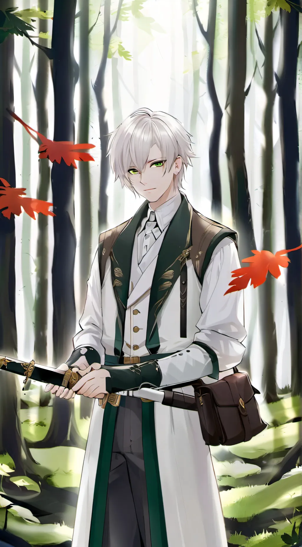 ai character: Mha praia background