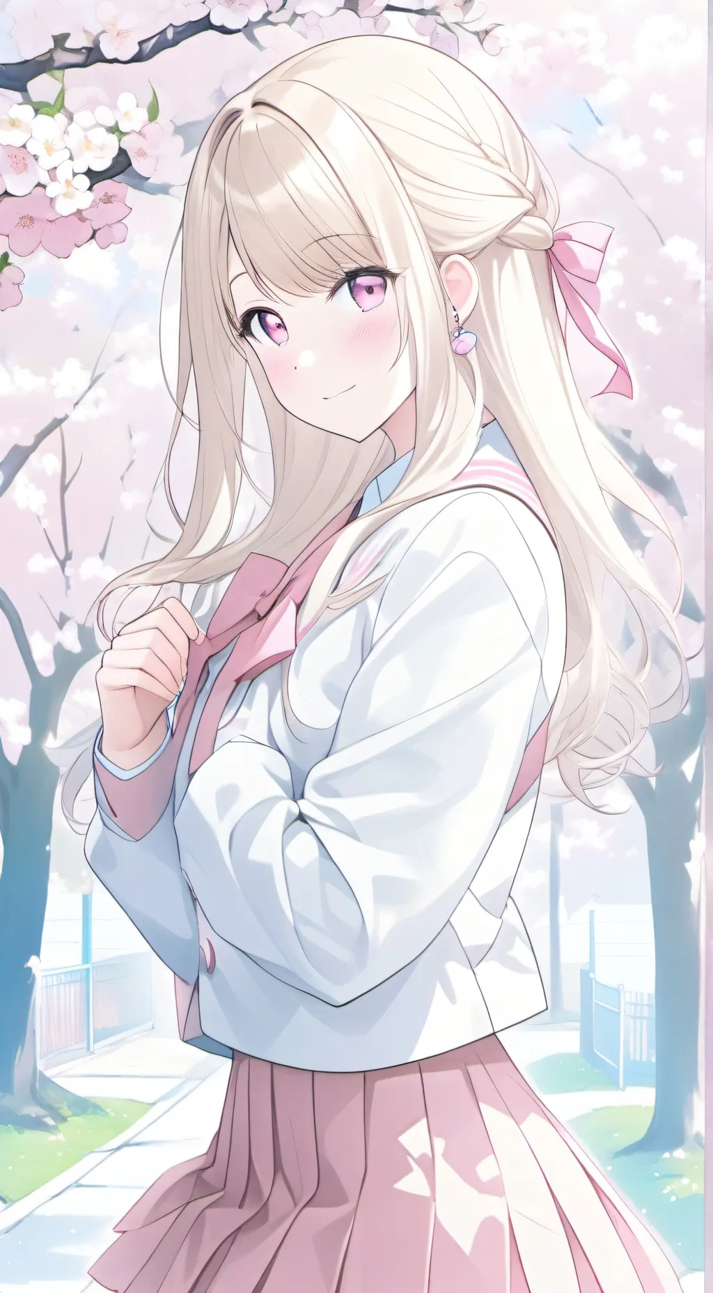ai character: Michelle 🌸 background